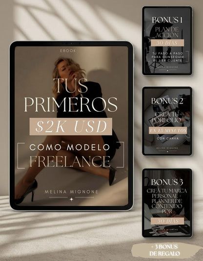 Tus primeros 2K USD💰 como modelo freelance