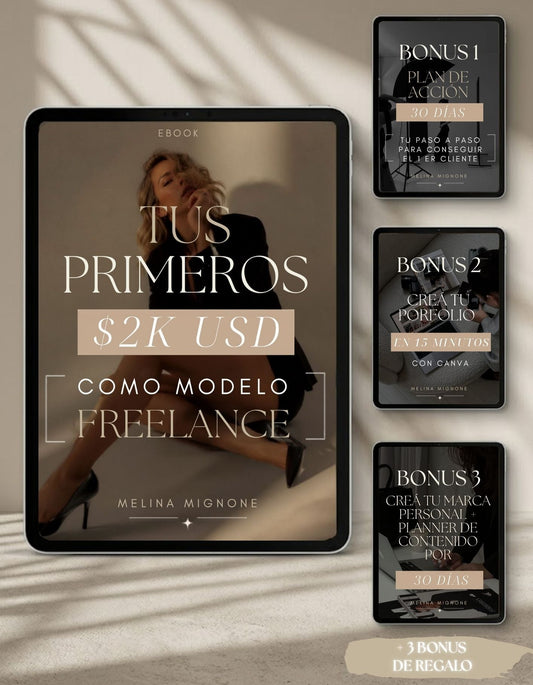 Tus primeros 2K USD💰 como modelo freelance